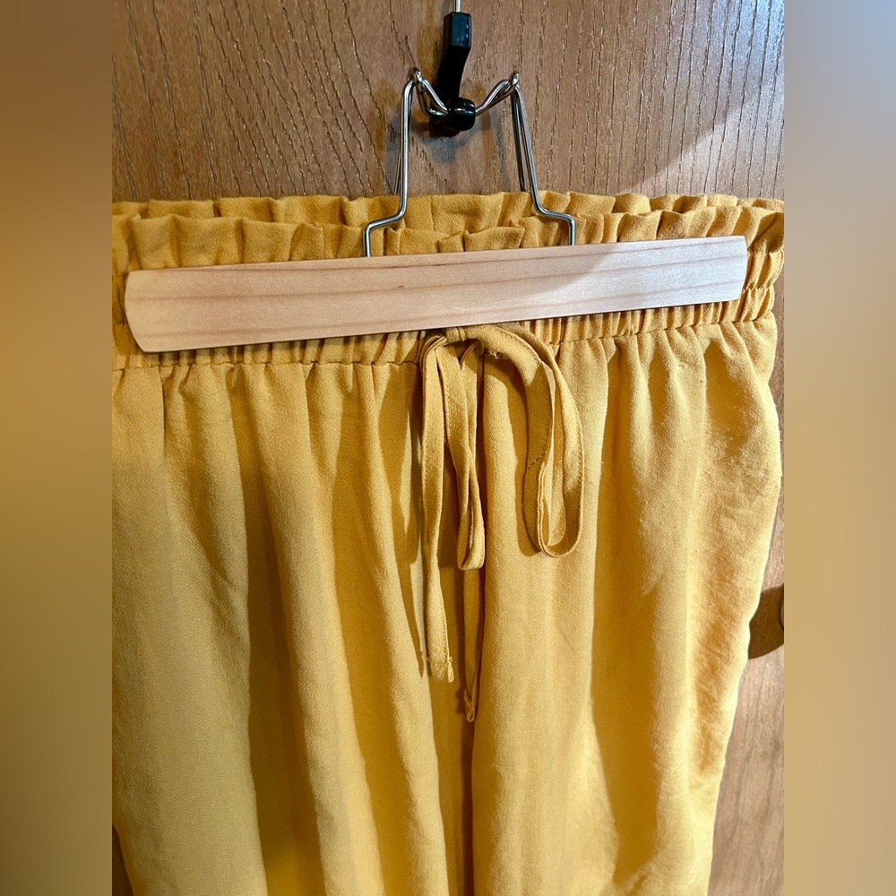 Yellow Relaxed Fit pants